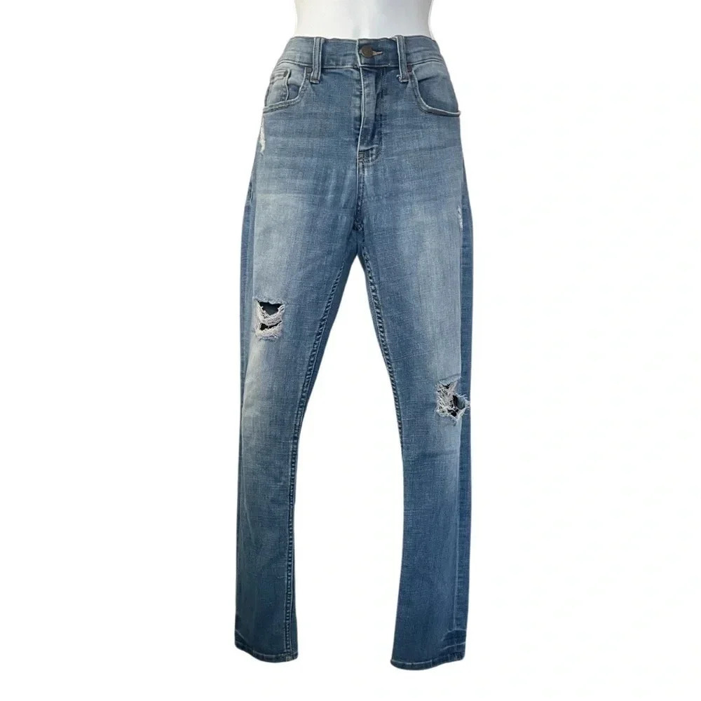 RSQ Women's Seattle Skinny Taper Jeans - Distressed- frayed - Size 30x32